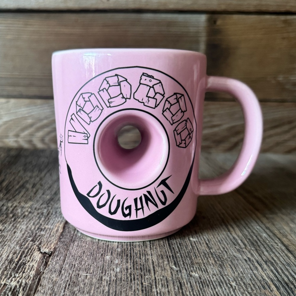 Voodoo Doughnut “The Magic is in the Hole” pink Ceramic Mug